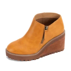 Ankara Wedge Ankle Boot