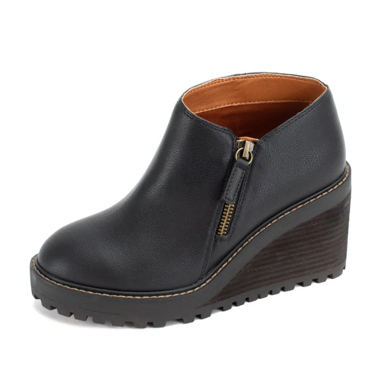 Ankara Wedge Ankle Boot