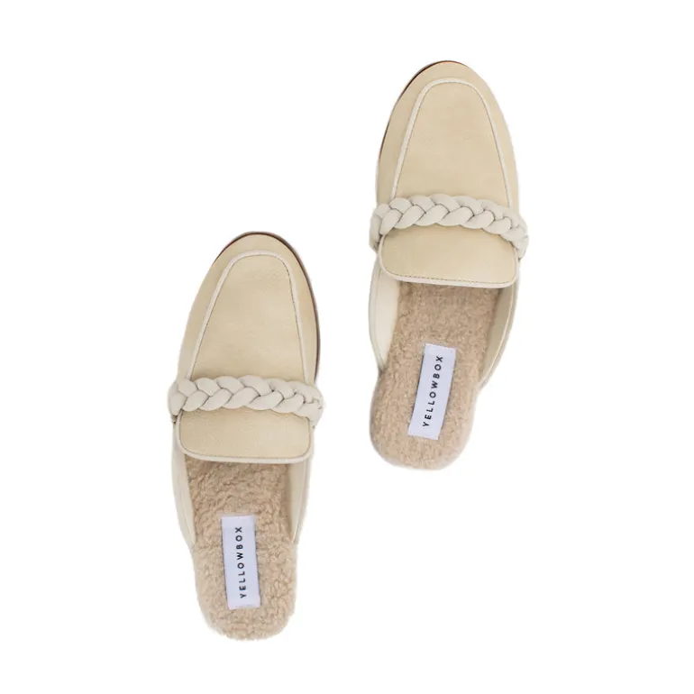 Bliss Shearling Flat Mule