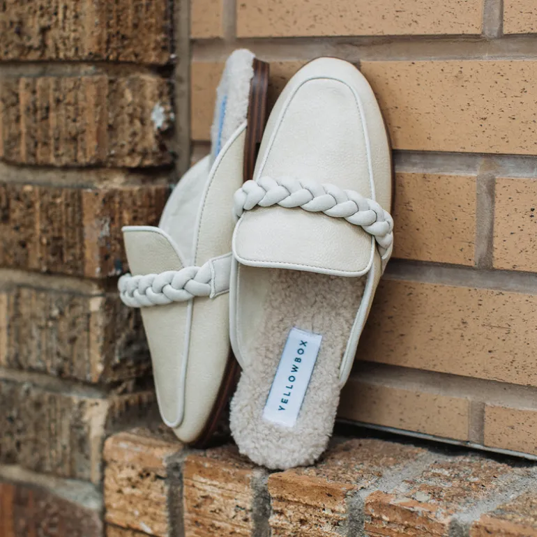 Bliss Shearling Flat Mule
