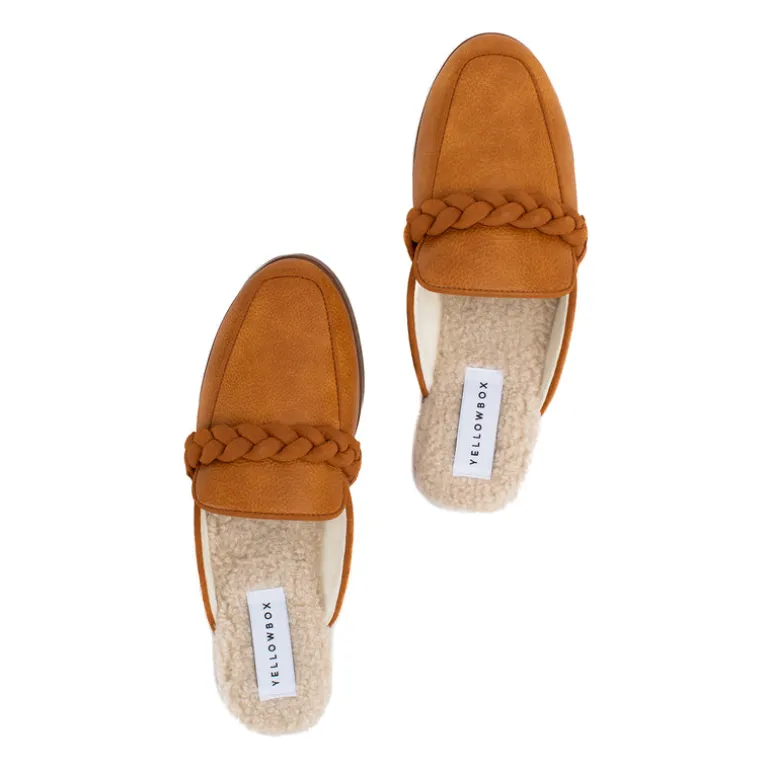 Bliss Shearling Flat Mule