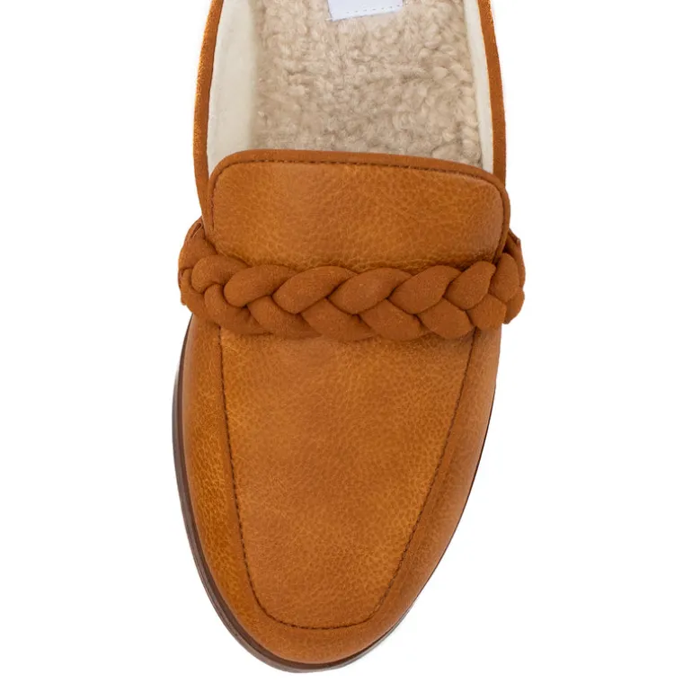 Bliss Shearling Flat Mule