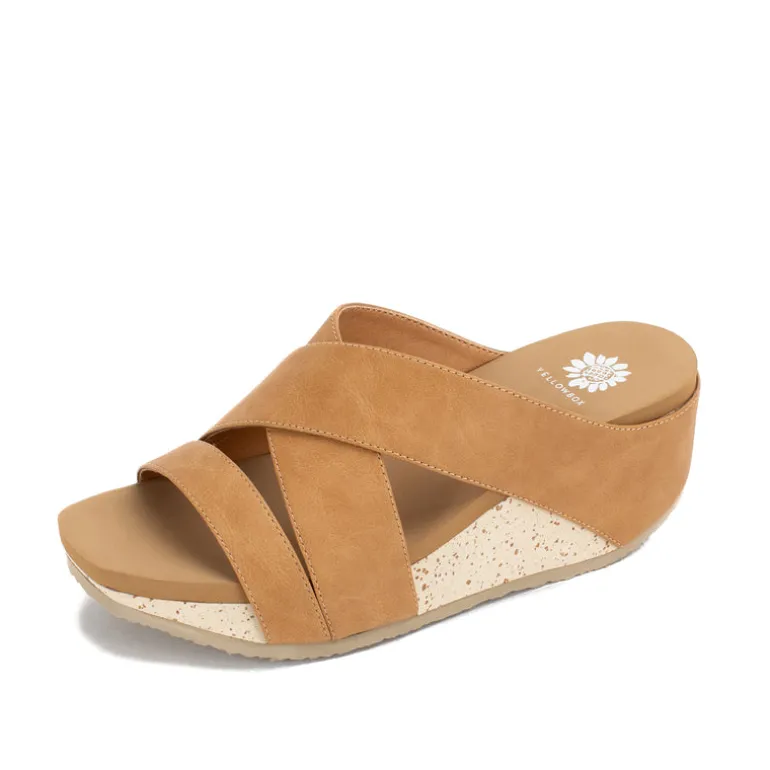 Chela Crossband Wedge Sandal