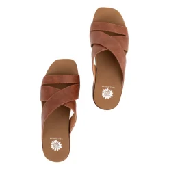 Chela Crossband Wedge Sandal