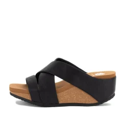 Chela Crossband Wedge Sandal