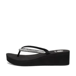 Custard Wedge Sandal
