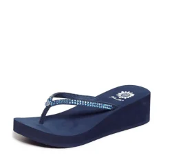 Custard Wedge Sandal