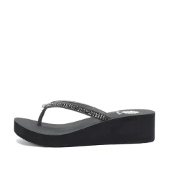 Custard Wedge Sandal