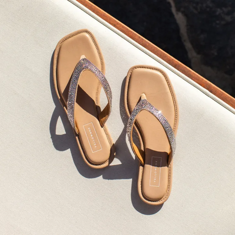 Della Rhinestone Sandal