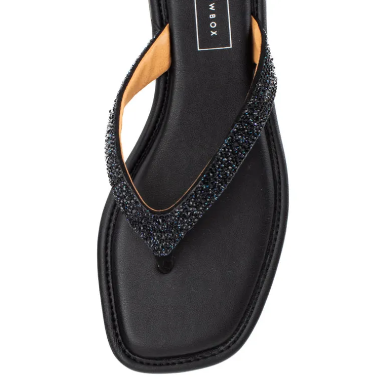 Della Rhinestone Sandal