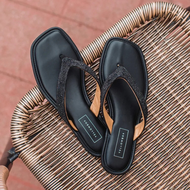 Della Rhinestone Sandal