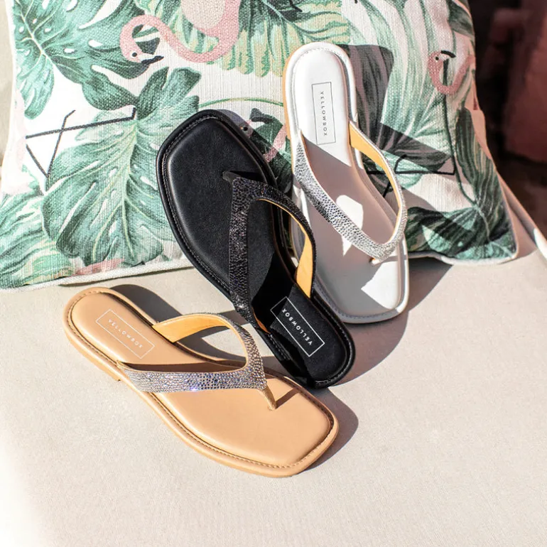 Della Rhinestone Sandal