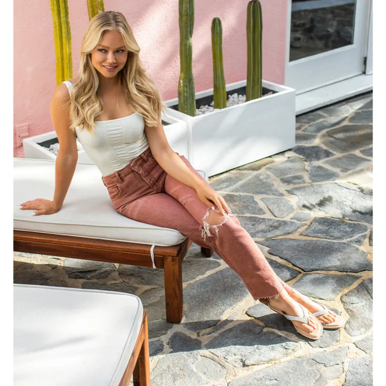 Della Rhinestone Sandal