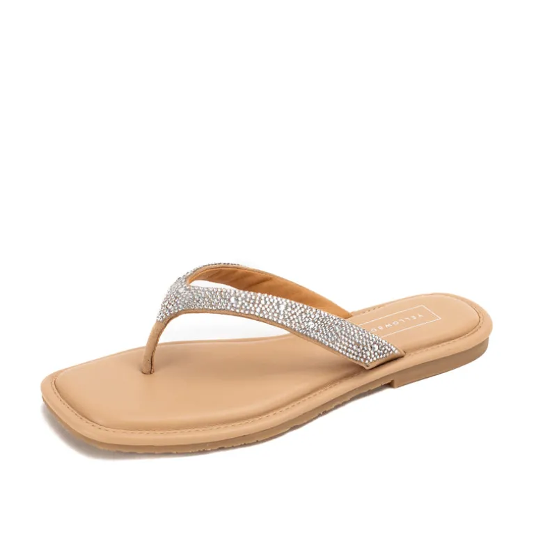 Della Rhinestone Sandal