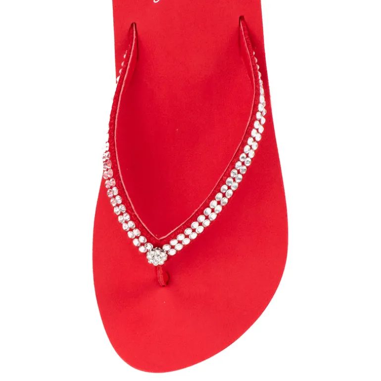 Jello Rhinestone Sandal