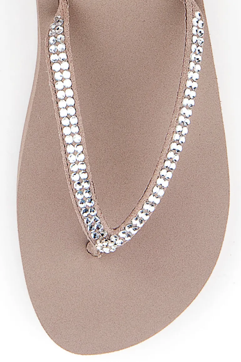 Jello Rhinestone Sandal
