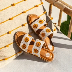 Liselle Crochet Slide Sandal