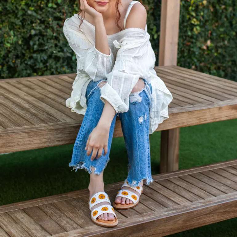 Liselle Crochet Slide Sandal