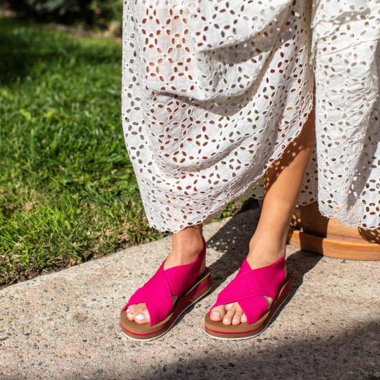 Miranda Knit Flatform Sandal
