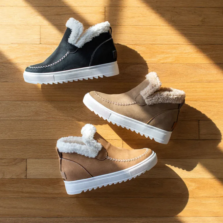 Moritz Shearling Wedge Sneaker