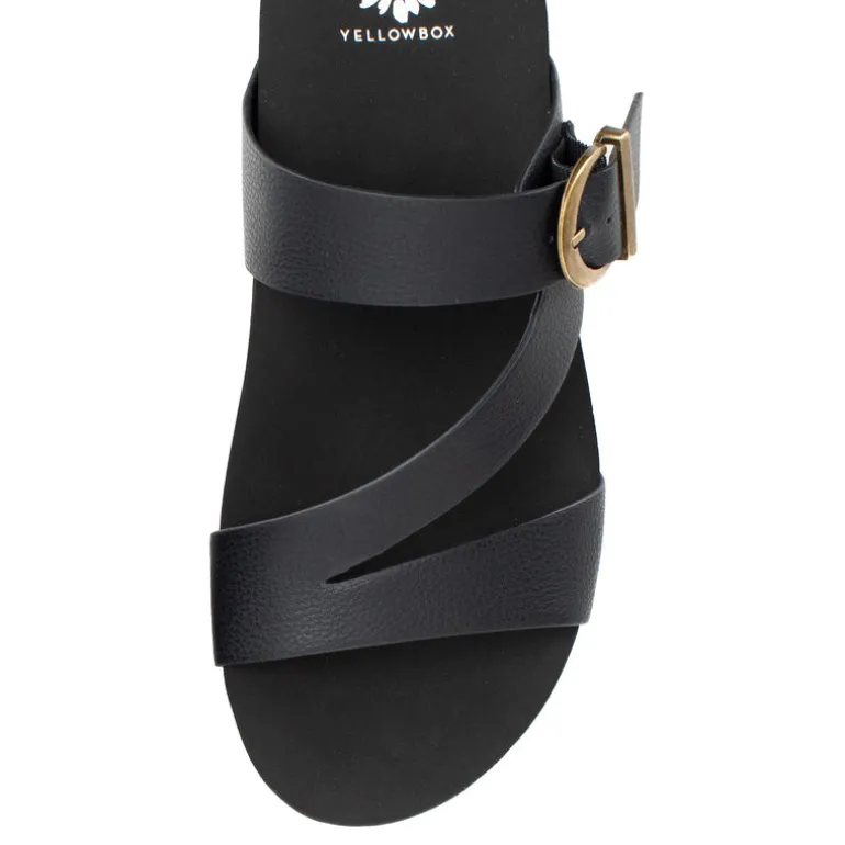 Rosette Flatform Sandal
