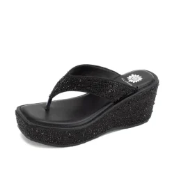 Telvi Rhinestone Wedge
