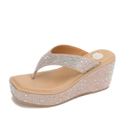 Telvi Rhinestone Wedge