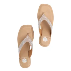 Telvi Rhinestone Wedge