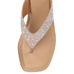 Telvi Rhinestone Wedge