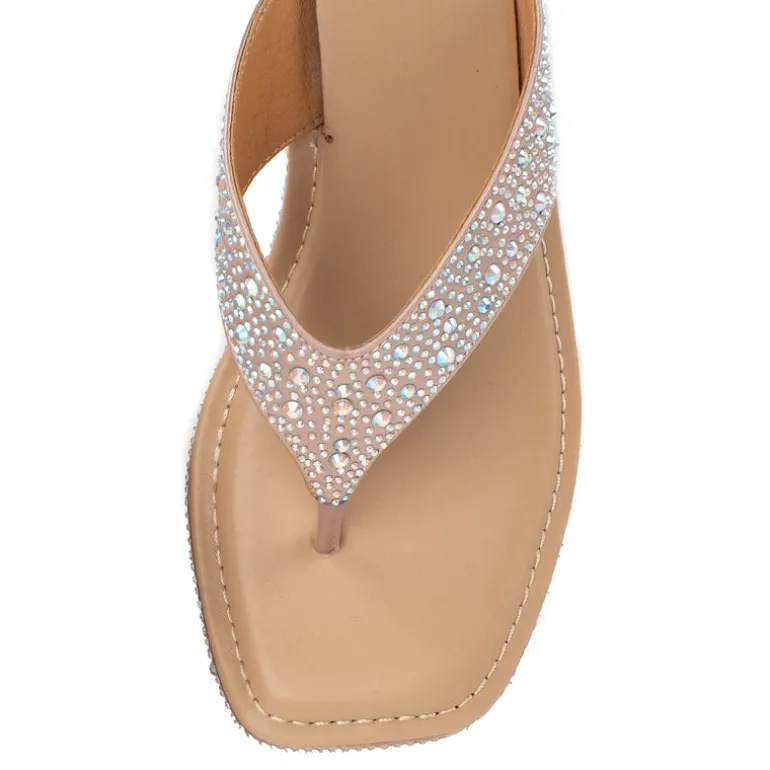 Telvi Rhinestone Wedge