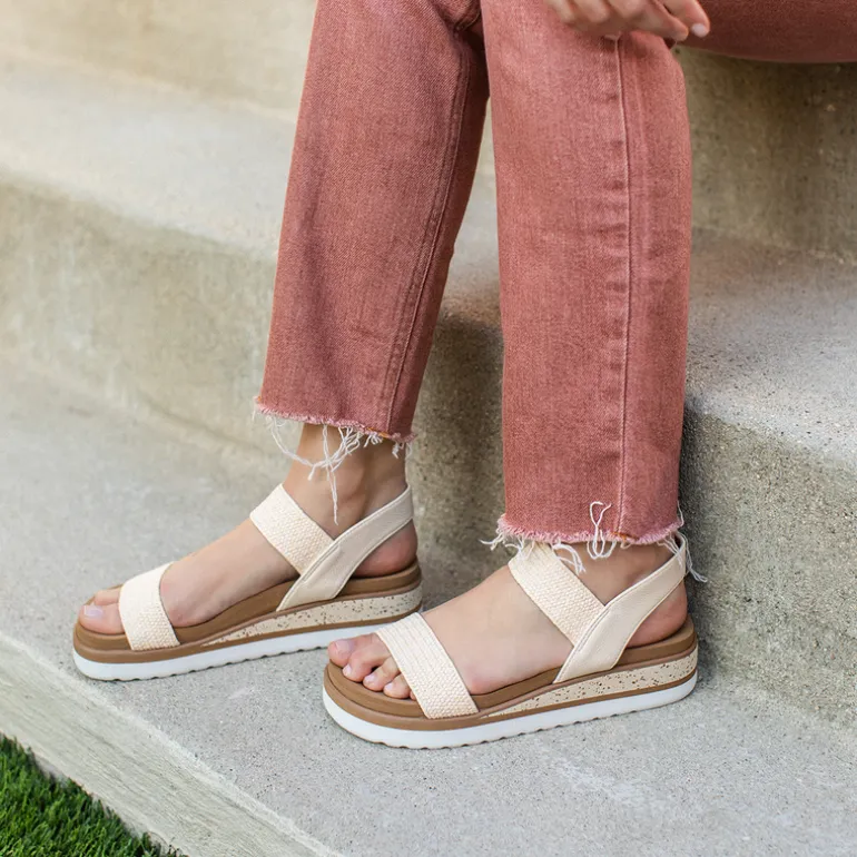 Terry Flatform Sandal